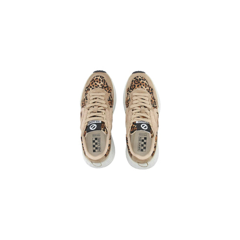 Sneakers Donna Carter Jogger W, con una fantasia animalier e logo laterale